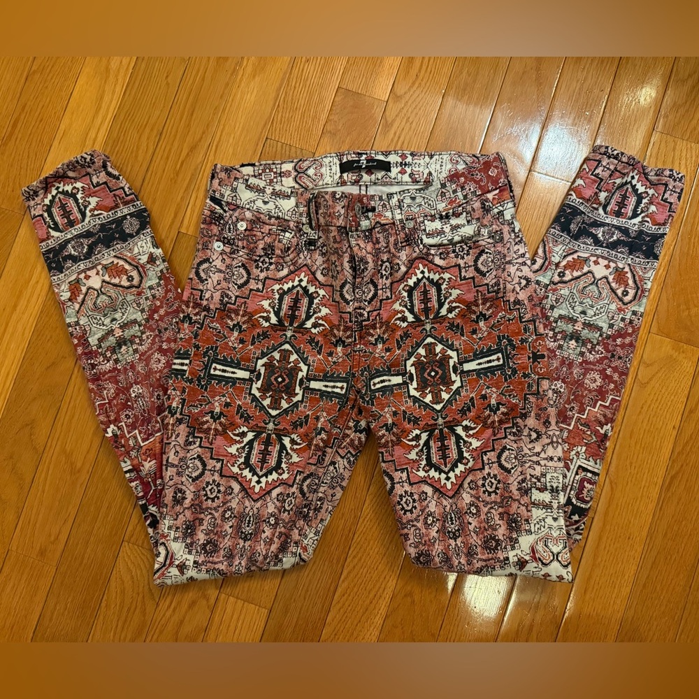 7 for all Mankind Boho Patterned Pants